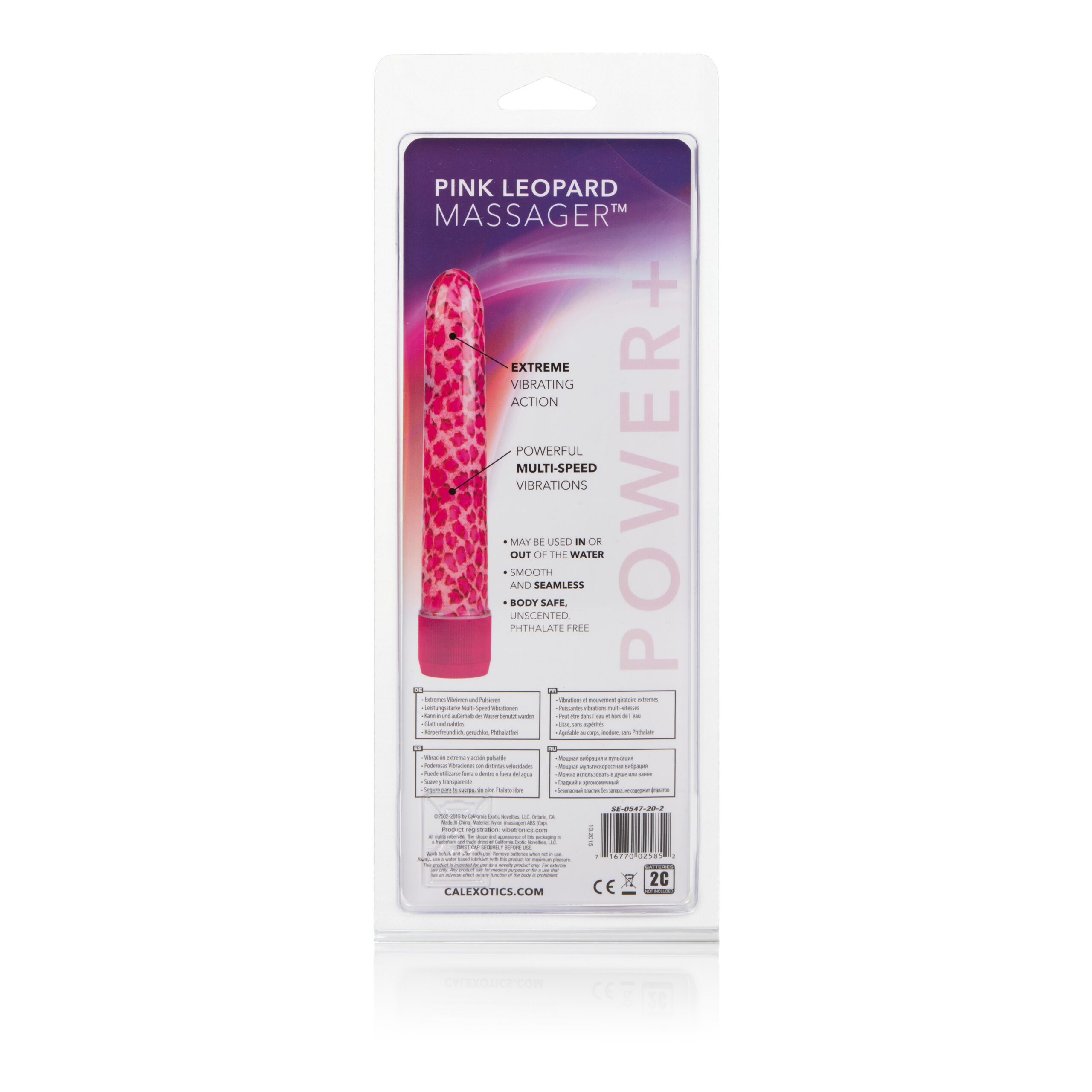 which you'll find not only sends shuddering orgasms through your body during clitoral stimulation but also if inserted. Your body isn't going to know what hit it! The vibrant toy is one of CalExotics' most powerful