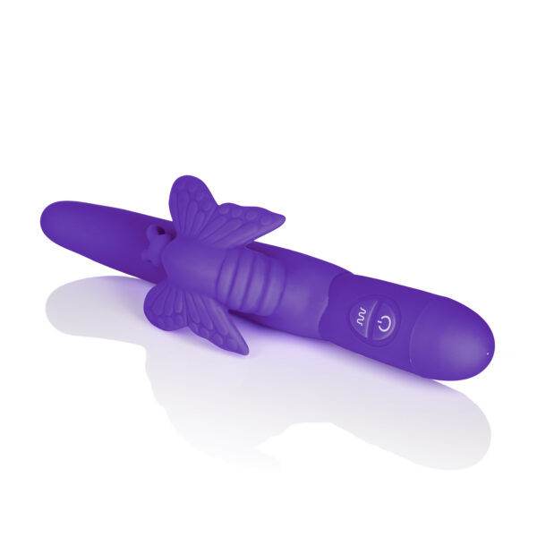 Are you ready to drift away on the wings of bliss? The Posh 10-Function Silicone Fluttering Butterfly is ready to transport you to a place of total ecstasy. This super-slim massager is made of the highest quality