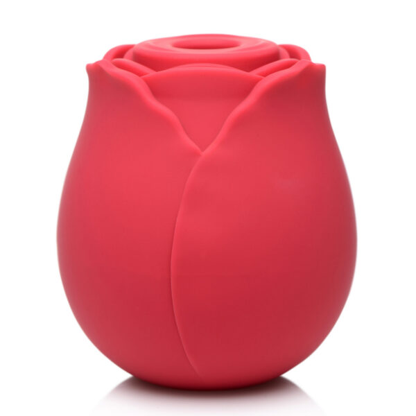 Inmi - Bloomgasm Wild Rose Silicone Suction Stimulator - Red