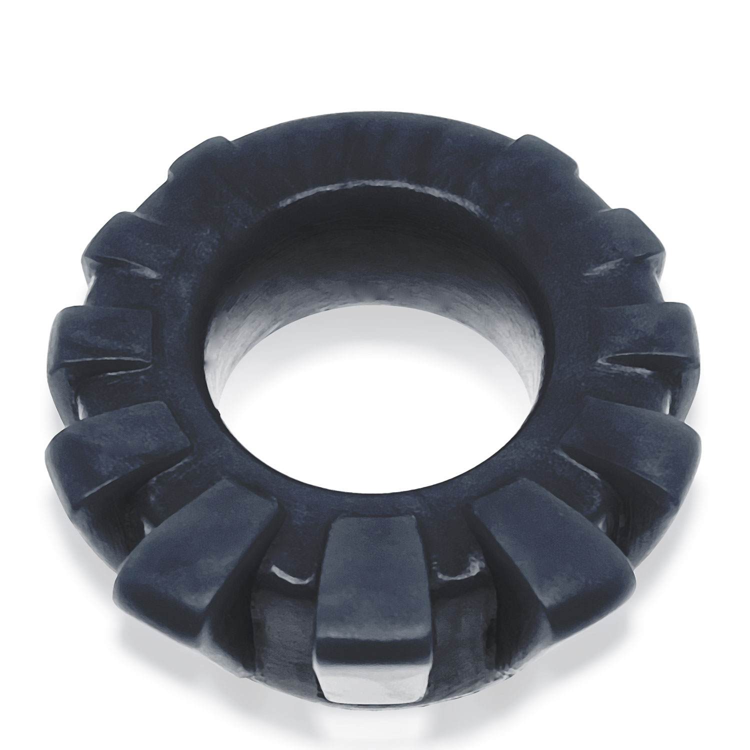 Cock-Lug Lugged Cockring - Black