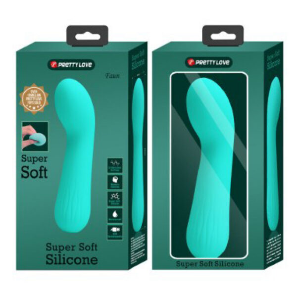 Faun Rechargeable Vibrator - Turquoise