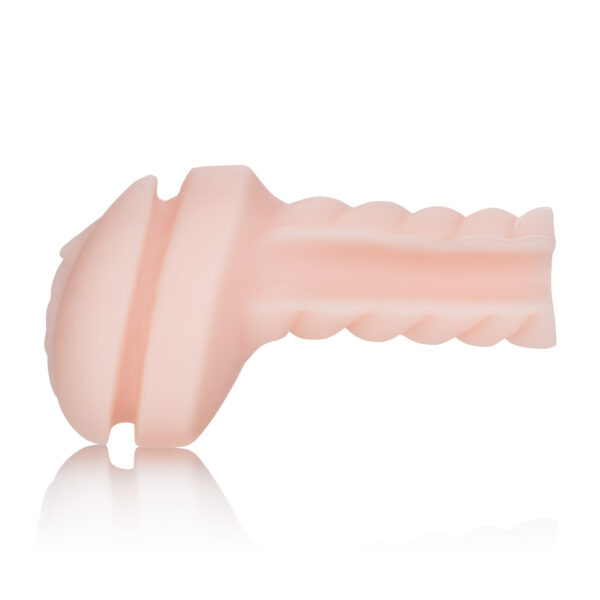 This totally self-contained vibrating power stroker offers superior gratification. Pressure sensitive squeeze pads allow you to customize the tightness. <br><br> The textured sleeve is removable and replaceable. The stroker throbs with 30 functions of intense vibration