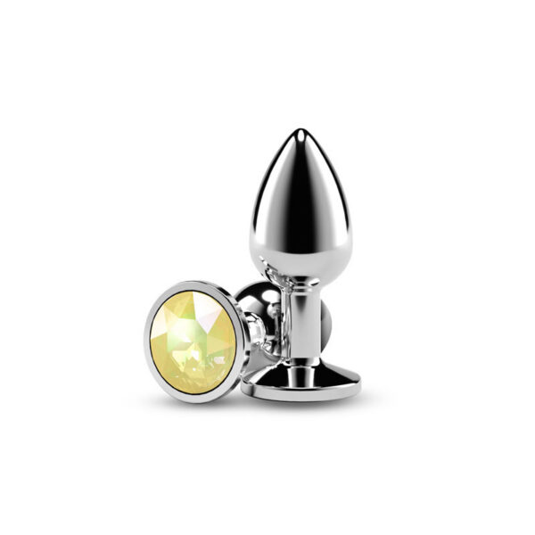 Rear Assets Silver Medium Yellow Gem