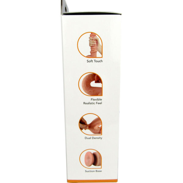 Real Skin 7.5" Dual Layer Dildo - Beige