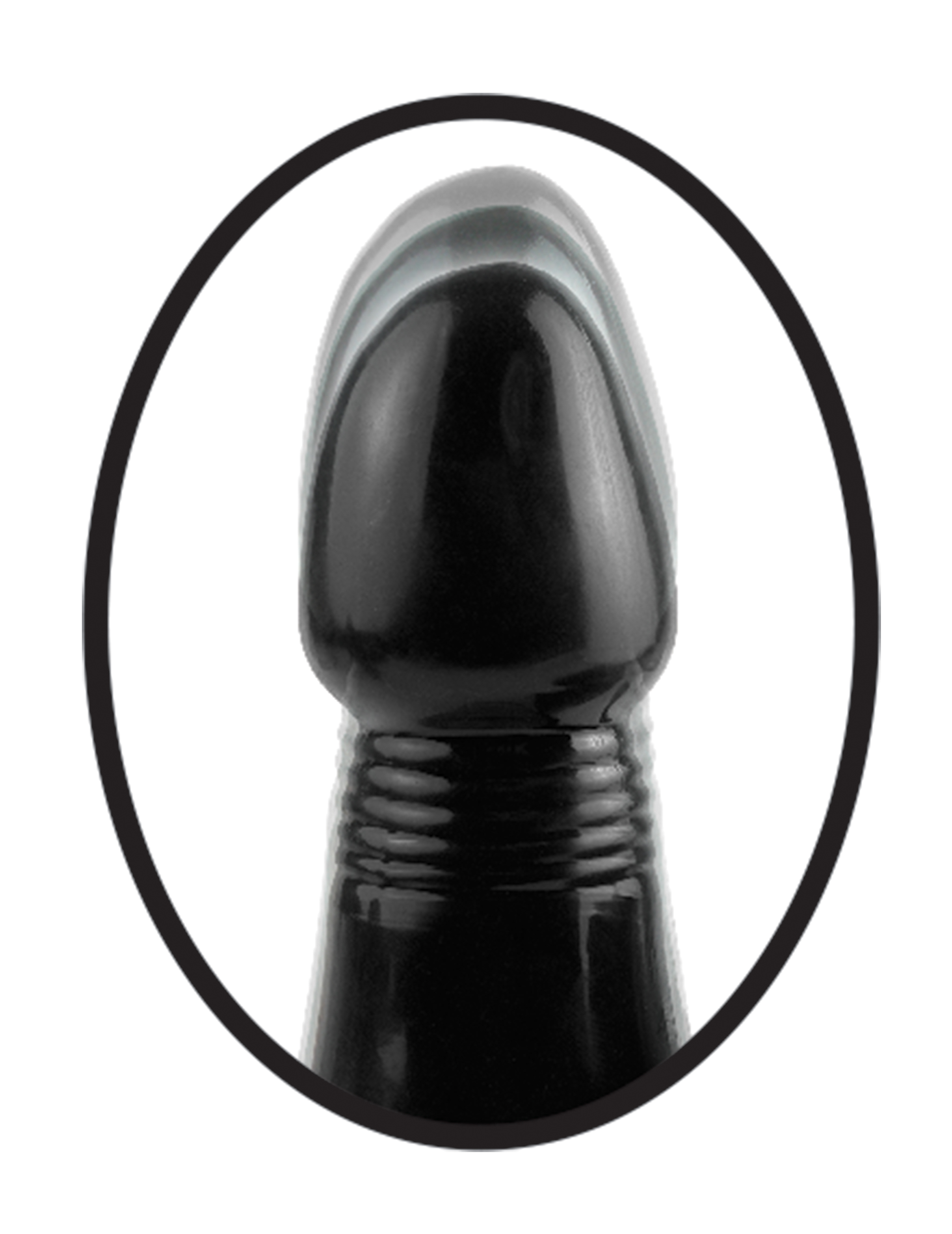 The Vibrating Thruster features a tapered tip to ease insertion and a whisper sensitive area. Use the waves on the remote control to cycle through seven unique pulsation patterns while the arrows control three powerful thrusting speeds. Take advantage of the super strong suction cup base for an effortless wall banging good time.