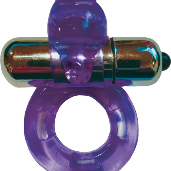 A Purrr-fect way to stimulate both you and your partner during Play Time. Its the Purr-fect pet Buzz Bunny stimulating pleasure ring with super powerful vibrating bullet. Super soft sensuous Phthalates free silicone to stimulate your most erogenous pleasure zones. Playtime never felt sooo good.