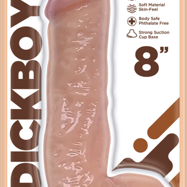 Dickboy - Skins - Dildo With Balls - 8 Inch - Vanilla Dick Lover