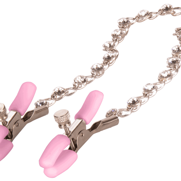 First Time Crystal Nipple Teasers - Pink