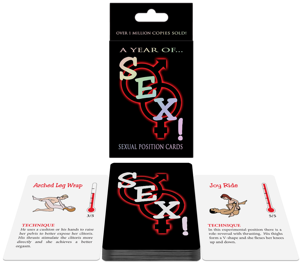 Sex! The Card Game of Sexual Positions Any hand you're dealt is sure to win big when you play this sex card game for couples. With three ways to play and one hundred thousand ways to win