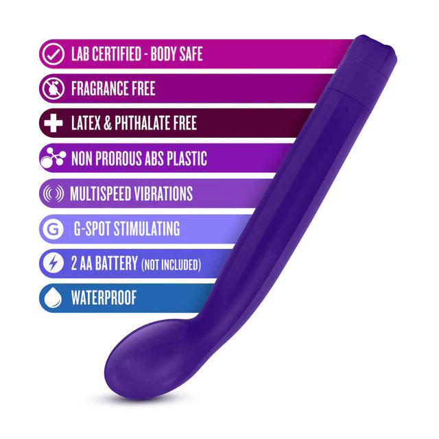 yet its head was designed to deliver more power to your g-spot for earth shattering orgasms. Easy to use multispeed vibrations controlled by a simple twist of the base. All in all this vibe's fantastic shape
