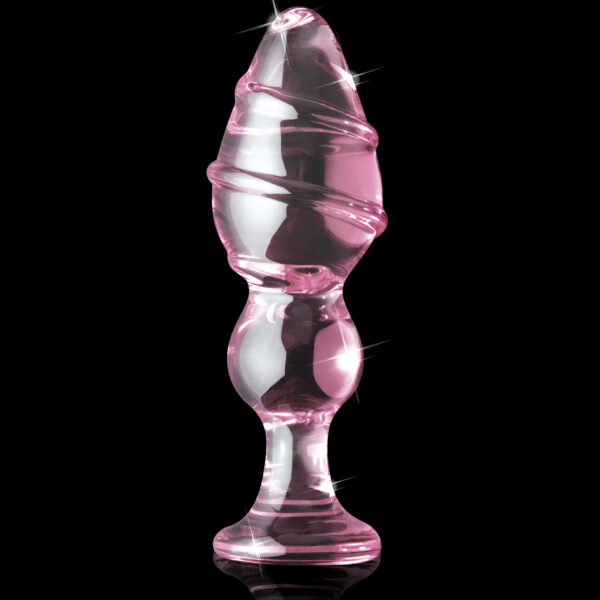Elegant upscale and hand-crafted with amazing attention to detail this luxurious line of glass massagers will leave you breathless. Each hand-blown Icicle glass is sleek and unique and made to play hard. The hypoallergenice glass is nonporous and body safe and when cared properly is designed to last a lifetime. Run the wand under warm water or place it in the microwave to heat things up. Chill it under cold water or put it in the freezer for a cool sensation. <br><br> Overall Length: 5.7" (14.4 cm) <br> Insertable Length: 5.3" (13.4 cm) <br> Width: 1.8" (4.5 cm)