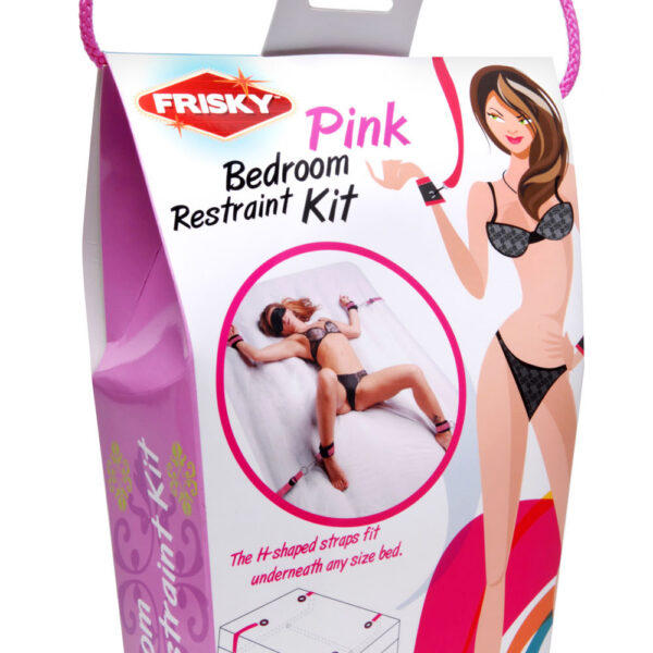 Frisky Pink Bedroom Restraint Kit