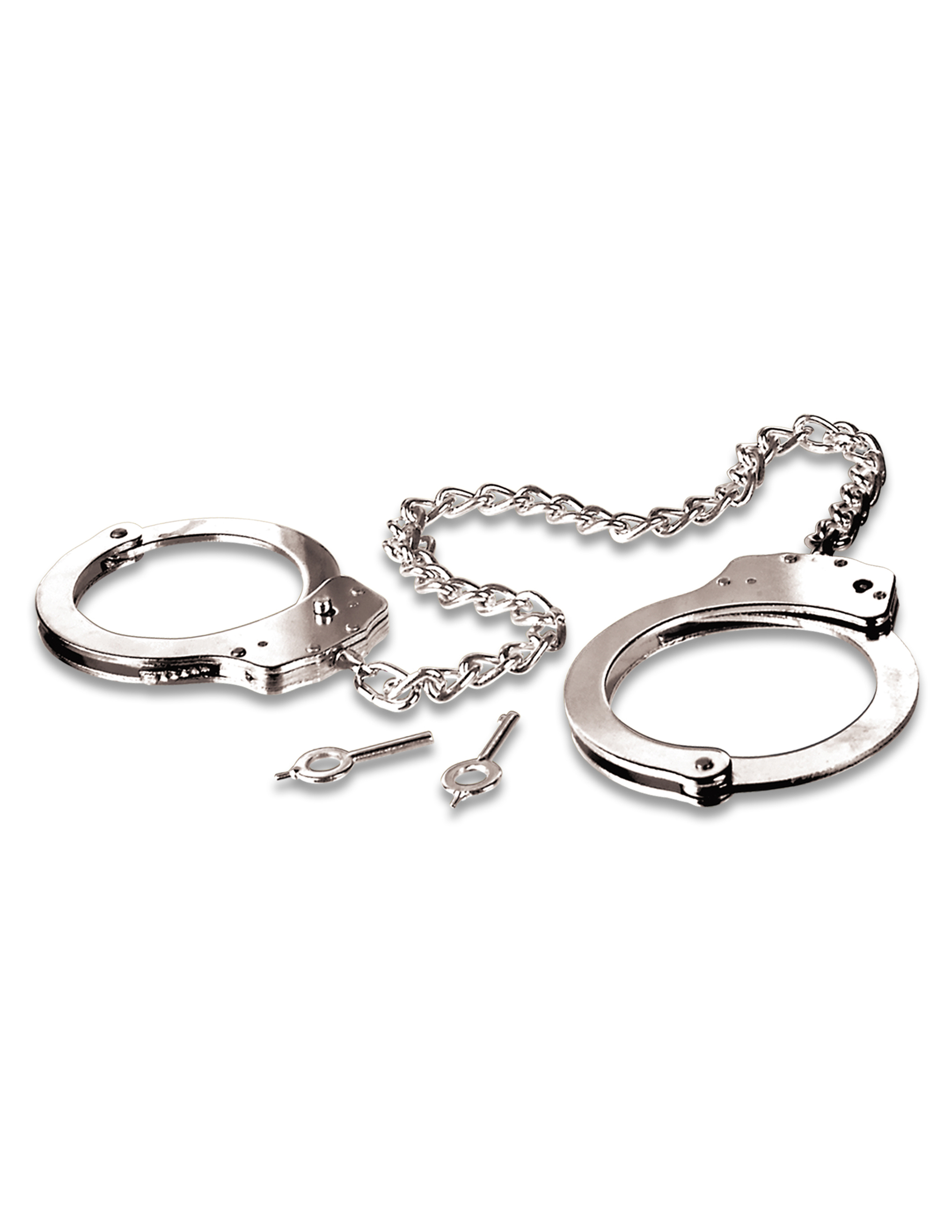 these Metal Leg Cuffs are the perfect accessory for safe and fun bondage play. The double-locking mechanism ensures that sensitive ankles don't get pinched