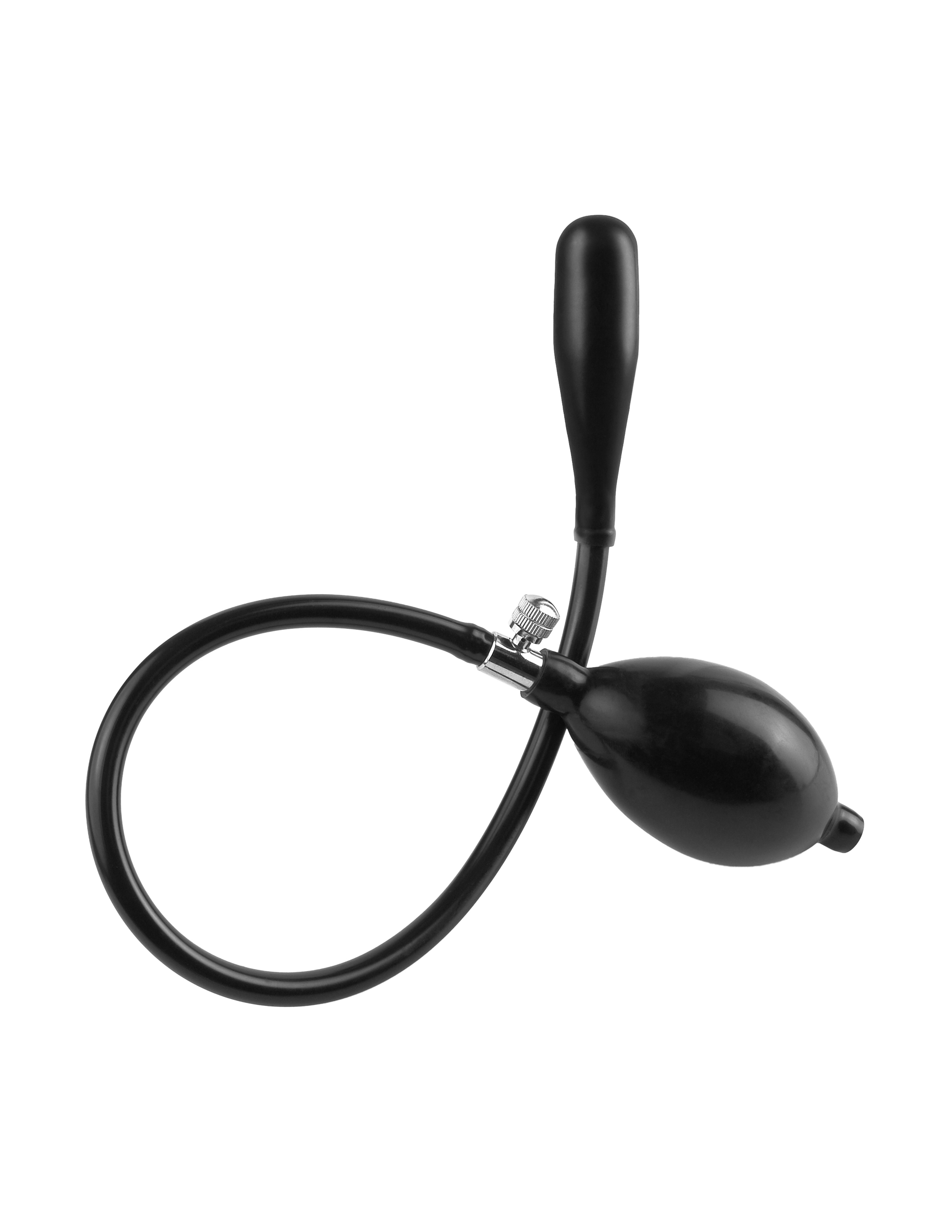 Anal Fantasy Collection Inflatable Silicone Ass Expander - Black - Image 2