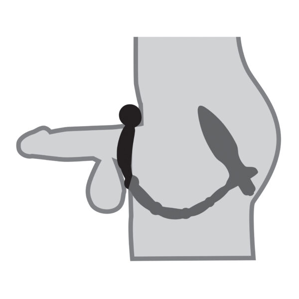 Enjoy the most explosive ejaculation ever with the Ass- Kicker with Cockring. Made entirely from our silky-smooth Elite Silicone this wearable plug doubles as a performance-enhancing cockring allowing the wearer to stimulation. With the Ass-Kicker with Cockring in your ass and the ring wrapped snug around your cock you will stay harder than ever before. The super-stretchy silicone ring puts the squeeze on performance letdowns maintaining firm erections that last and last. The tapered tip of the plug ensures easy entry while the thin neck and flanged base keeps it comfortably in place even when the action heats up. Just a click of the button on both bullets will send thrilling vibrations around your cock and up your ass making you cum harder than ever before.
