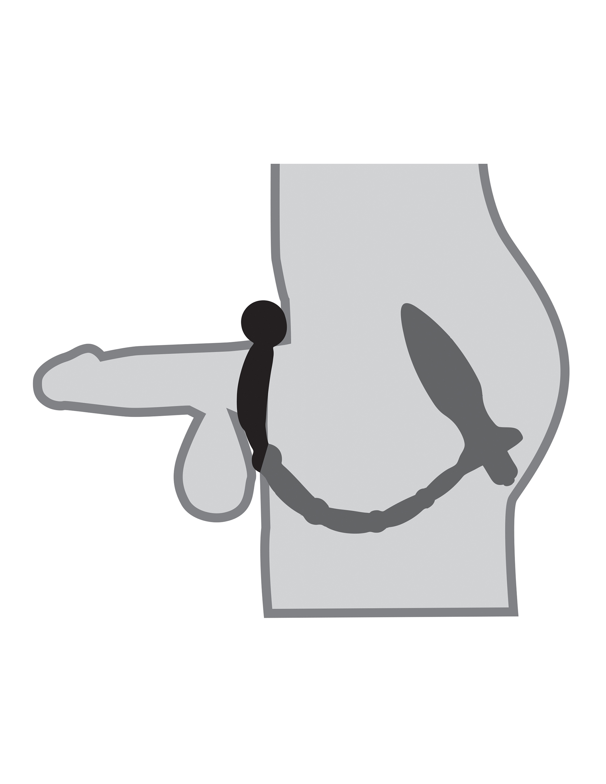 Enjoy the most explosive ejaculation ever with the Ass- Kicker with Cockring. Made entirely from our silky-smooth Elite Silicone this wearable plug doubles as a performance-enhancing cockring allowing the wearer to stimulation. With the Ass-Kicker with Cockring in your ass and the ring wrapped snug around your cock you will stay harder than ever before. The super-stretchy silicone ring puts the squeeze on performance letdowns maintaining firm erections that last and last. The tapered tip of the plug ensures easy entry while the thin neck and flanged base keeps it comfortably in place even when the action heats up. Just a click of the button on both bullets will send thrilling vibrations around your cock and up your ass making you cum harder than ever before.