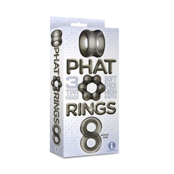 The 9's Phat Cock Rings - Smoke