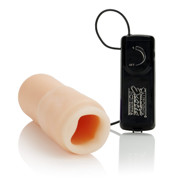 Vibrating penis sleeve designed for incredible sensations.