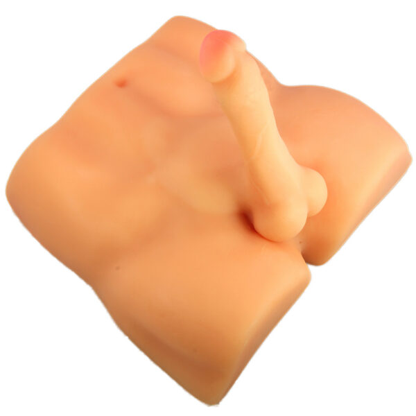 Rough Rider is a life sized pleasure doll. Its very unique product that can be used by both men and women. Its penis features a proprietary Sensa feel  Dual Density technology and Multi-flex technology for a realistic and satisfying experience. Anal opening for women who has a desire to use a strap on a man. Or for the gay male who wants a partner that provides pleasure anytime he wants. Rough Rider makes a great gag gift. Especially for Bachelorette Parties. Dildo is 8-inches long and 1.5-inches wide.