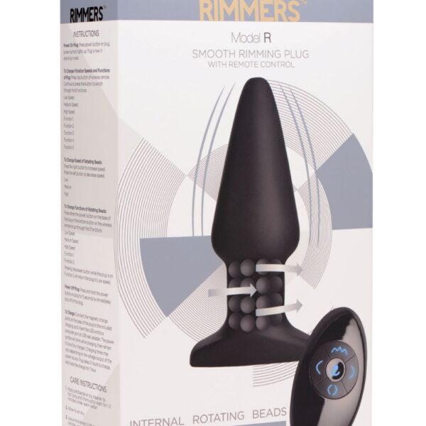 Model R Smooth Rimming Plug with Remote Control