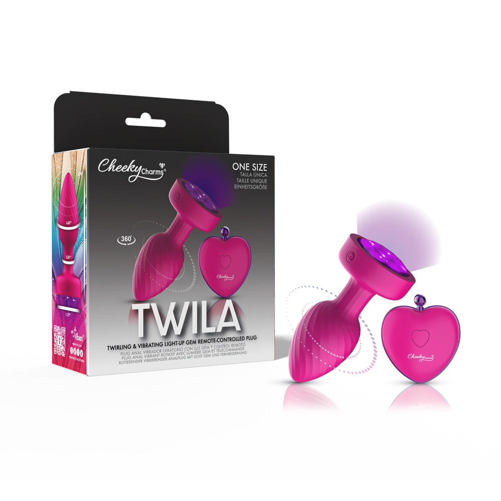 Rotating and Light-Up Anal Plug. Designed to dazzle