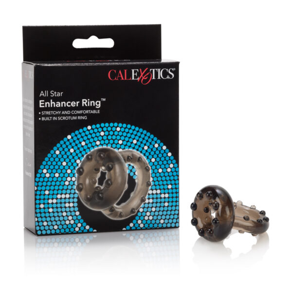 Pliable and super stretchy enhancer ring designed for comfort and sturdy support