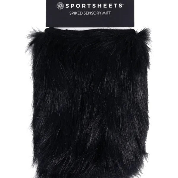 Spiked Sensory Mitt - Black
