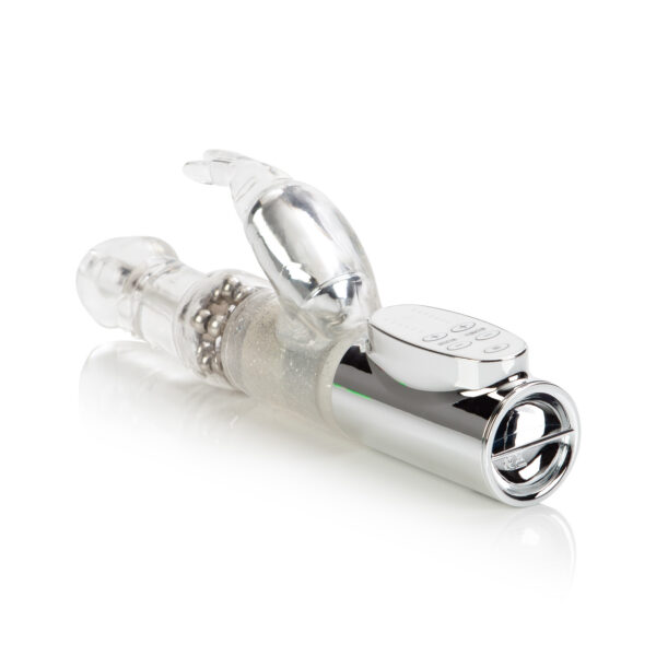 The original Jack Rabbit just reached Platinum status. 7 functions of vibration pulsation and escalation. 6 powerful speeds of non-jamming rotating metal beads.