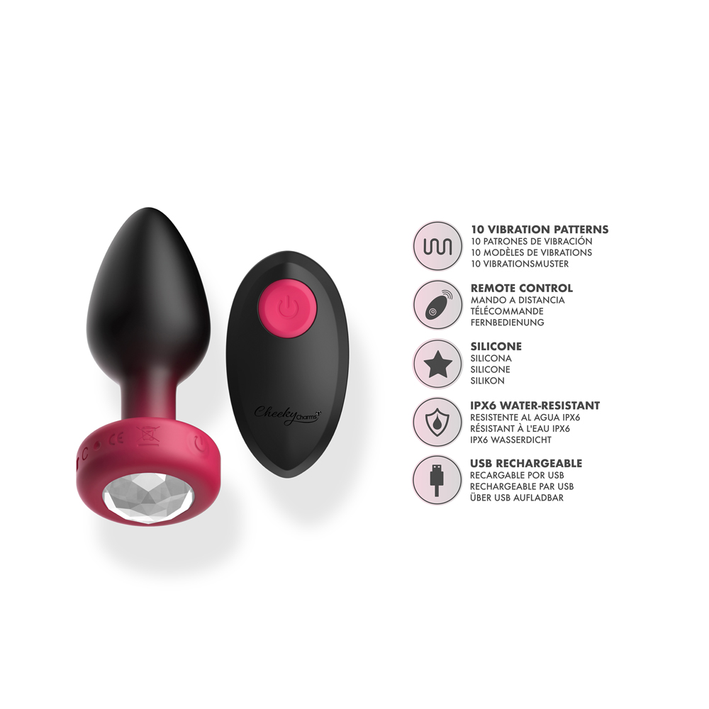 while the radiant jeweled base brings a striking visual element to every session. Use it with or without the rechargeable remote control