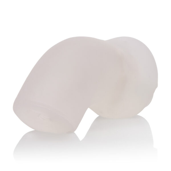 The Vivid Raw Beaded Deep Throat masturbator has a beeded entry plus life-like r ibbed chamber. Soft