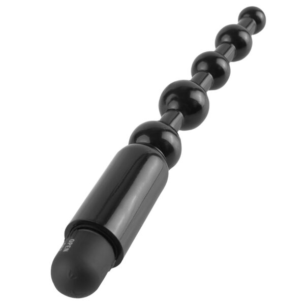 Enjoy the thrilling sensations of anal pressure and pleasure by popping one bead in at a time inserting as many as you feel comfortable with before gently tugging the hand unit to release each bead for even more stimulation. Try tugging your Beginners Power Beads mid-orgasm for the most explosive climax youve ever imagined.