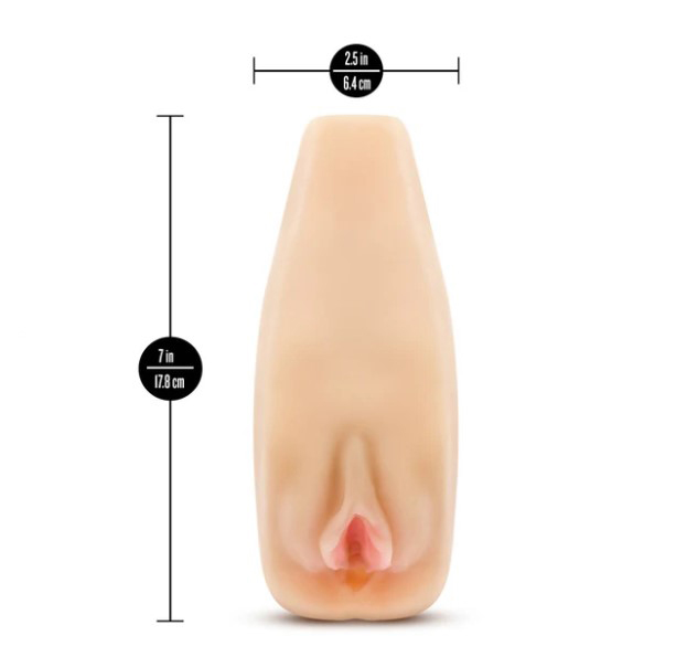 and designed to take control. This premium male masturbator delivers a smooth