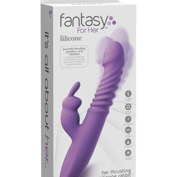 Fantasy for Her Her Thrusting Silicone Rabbit