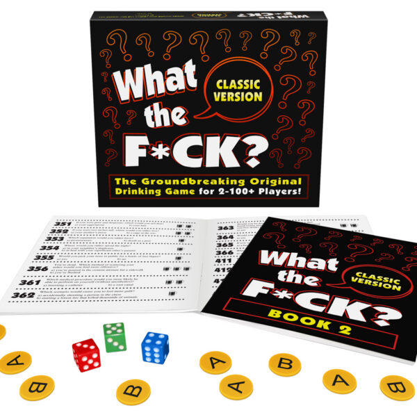 Adult drinking game. One player rolls the dice to select the random dirty question they must answer. Other players bet on how they will handle the question.The winners will cheer while the loser must drink.