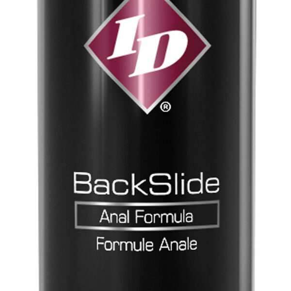 BackSlide is one of IDs most creative formulas made with a specific use in mind. ID BackSlides special silicone-based formula includes clove extract and spilanthes extract which provides a natural muscle relaxing effect. BackSlide appeals to all genders and the thick cushiony texture and feel are unlike any other anal lubricant on the market.