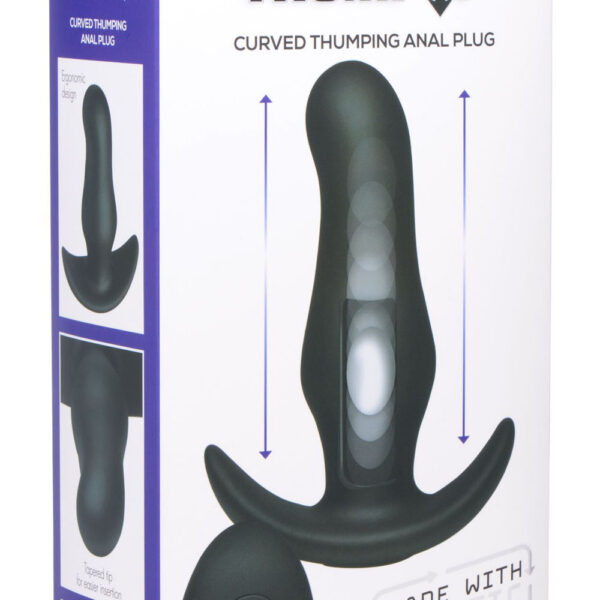 Thump It Curved Silicone Butt Plug