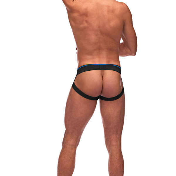 Retro Sport Panel Jock - S/ M - Black/ Blue