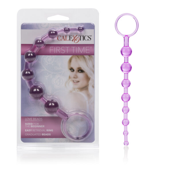 Flexible slim graduated pleasure beads with an EZ retrieval ring. Designed for the introductory user.