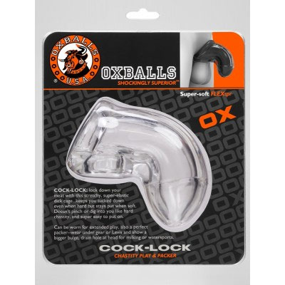 Cock Lock Chastity Sheath Atomic Jock - Clear - Image 3