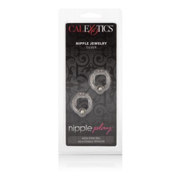 Adorn your assets with these silver Nipple Rings and tantalize your lover. The discreet and sleek body jewelry is designed for mutual erotic experimentation and is comfortable to wear with our without clothes on. These stylish breast bling rings are the perfect adornment for first time and experienced users that want to elevate sensual pleasure. <br><br> The rings are made from non-tarnishing