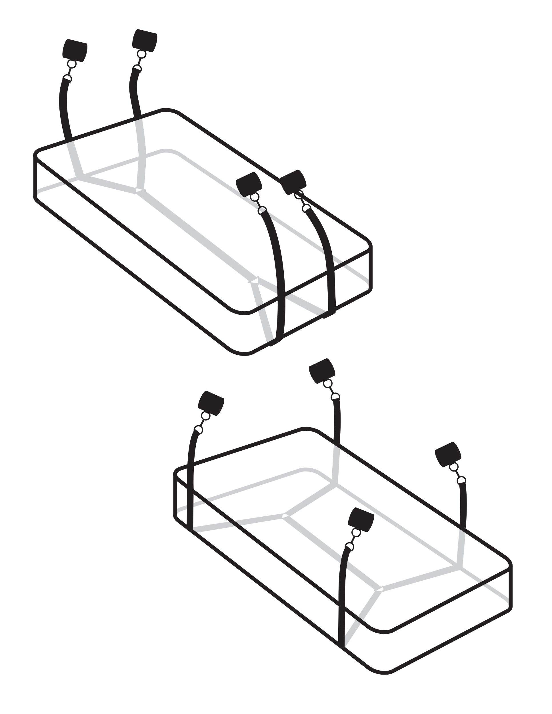 Fetish Fantasy Limited Edition Wraparound Matress Restraints - Image 3