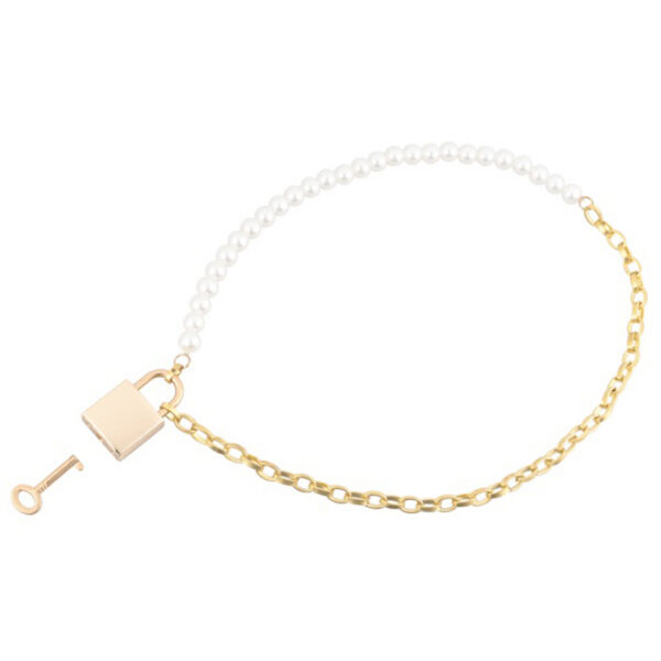 Pearl Day Collar - White/gold
