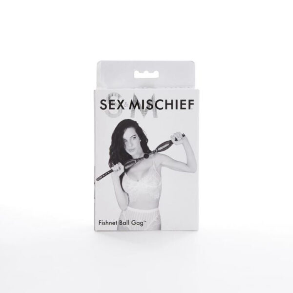 Sex and Mischief Fishnet Ball Gag