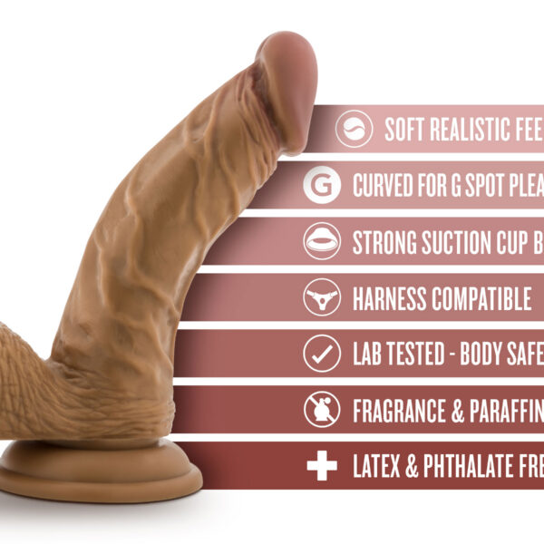 Dr. Skin - Dr. Stephen - 6.5 Inch Dildo With Balls - Tan