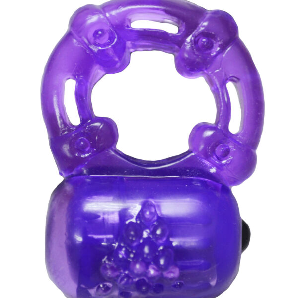 This Reusable Vibrating Cock Ring from Top Cat Toys is erotic purr..fection! <br><br> Comfortable for any size