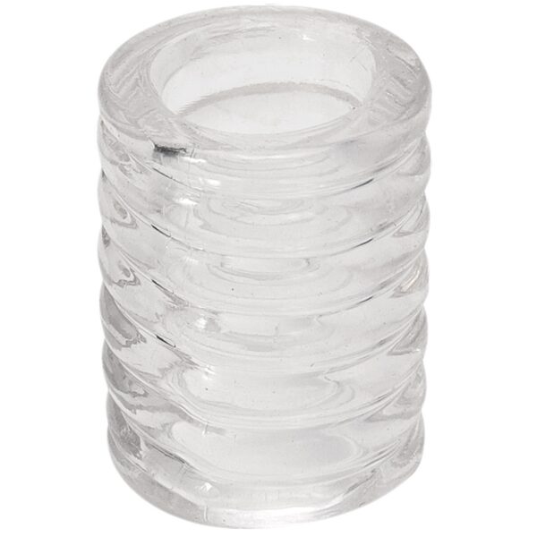 Fulfilling the same basic function as a cock ring but broader and more robust TitanMens reliable Cock Cage lets you stay harder longer while adding girth. The sleeve is stretchy has ribbed texture for enhanced stimulation for your partner and provides a cozy tightness for your cock.