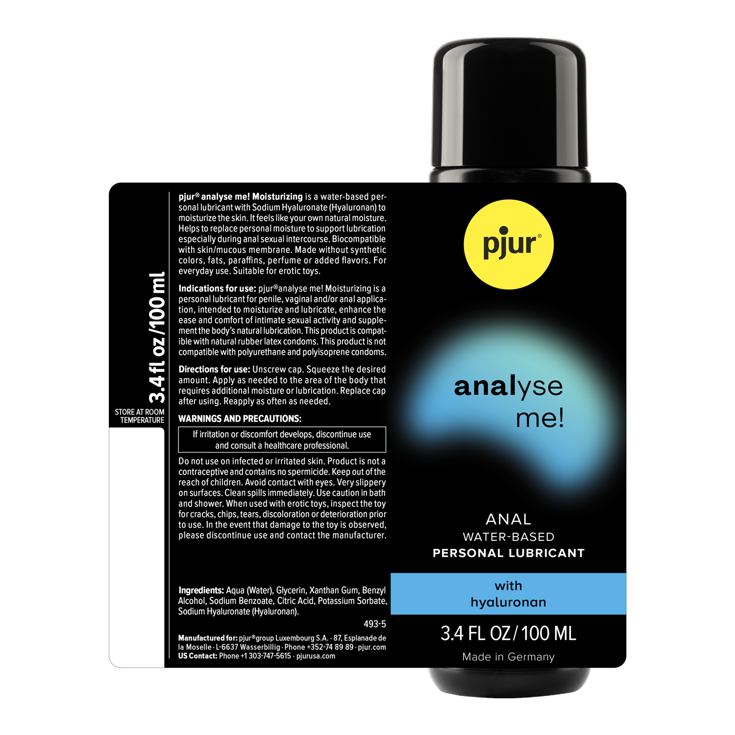 Pjur Analyse Me! - Water-Based Anal Glide - 100ml - Image 2
