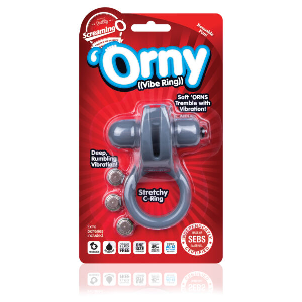 Orny Vibe Ring - Grey - 6 Count