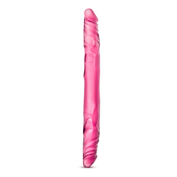 B Yours 14 Inch Double Dildo - Pink