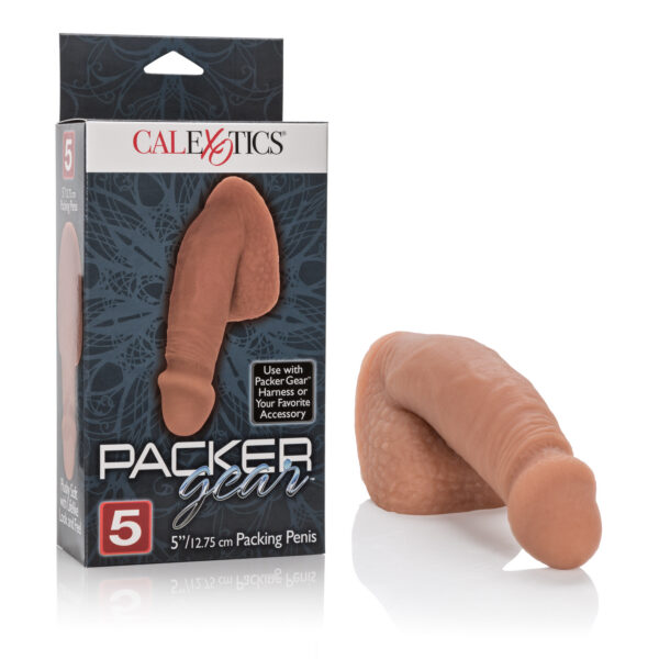 Uniquely designed base for secure fit in Packer Gear harness or  your favorite accessory. Soft and comfortable  the perfect packing penis. Ultra life-like Pure Skin material.